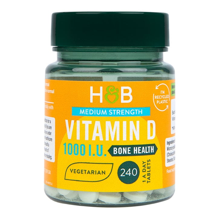 Holland & Barrett Vitamin D 1000 I.U 25ug 240 Tablets